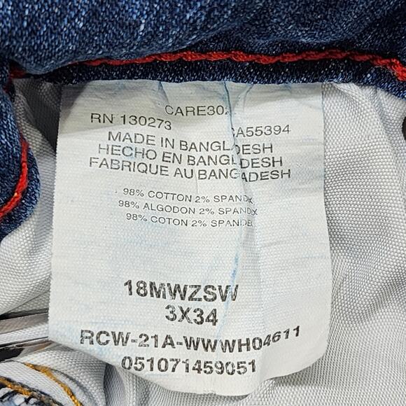 Vintage Wrangler Jeans Womens 3 Juniors Blue Mid Rise Slim Straight Leg Western - Picture 6 of 12